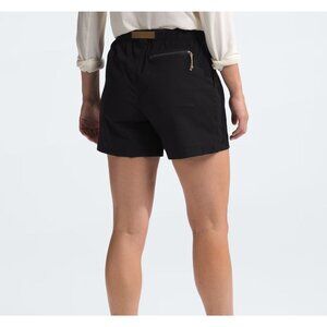 The North Face Womens Class V Pathfinder Shorts Black Pull On Belted Size Large
